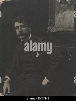 Untitled, c. 1900-1906. Robert Demachy (Francese, 1859-1936). Gomma bicromato; stampa immagine: 21,6 x 17,8 cm (8 1/2 x 7 in.); carta: 23,6 x 18,2 cm (9 5/16 x 7 3/16 in.); mascherino: 45,7 x 35,6 cm (18 x 14 Foto Stock