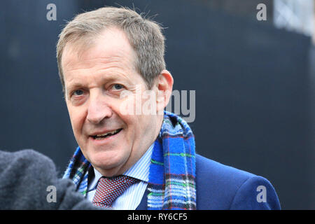 Westminster, Londra, Regno Unito. Xii Mar, 2019. Alastair Campbell, giornalista, emittente, politico aiutante e autore e ex Downing Street premere il segretario sotto il Primo Ministro Tony Blair. Credito: Imageplotter/Alamy Live News Foto Stock