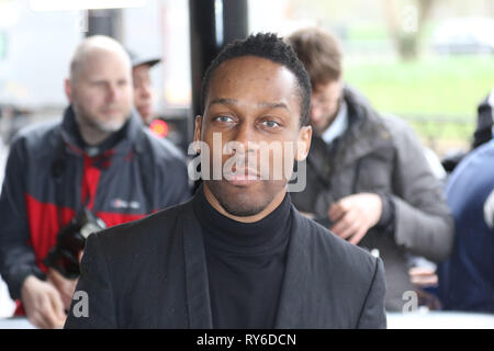 Londra, Regno Unito. Xii Mar, 2019. Lemar, Il TRIC Awards cinquantesimo anniversario 2019, il Grosvenor House Hotel, Londra, Regno Unito, 12 marzo 2019, Foto di Richard Goldschmidt Credito: ricca di oro/Alamy Live News Foto Stock