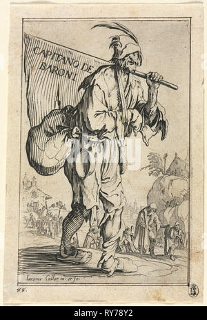 I mendicanti, c. 1623. Jacques Callot (Francese, 1592-1635). Attacco Foto Stock