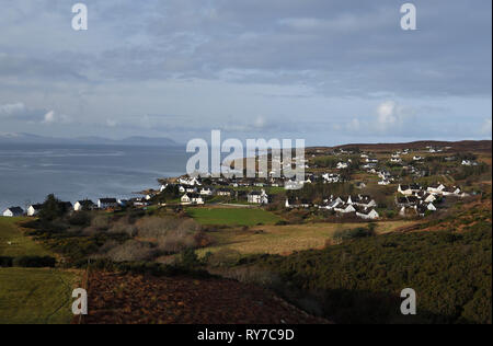 Vista su gairloch;wester ross;Scozia Foto Stock
