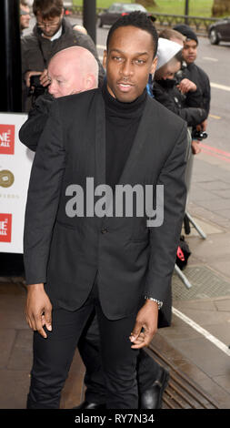 Foto deve essere accreditato ©Alpha premere 079965 12/03/2019 Lemar in Tric Awards cinquantesimo anniversario 2019 tenutosi presso il Grosvenor House Hotel a Londra Foto Stock