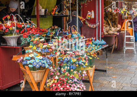 Mercatino di Natale in Piazza Am Hof, Vienna, Austria. Foto Stock