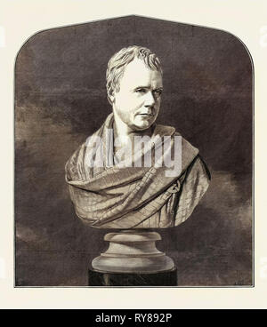 La Scott centenario: Sir Walter Scott dal busto, 1871 Foto Stock