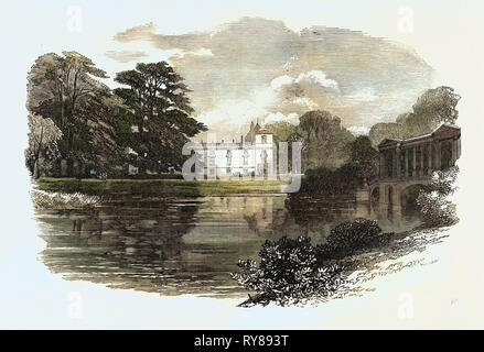 Wilton House vicino a Salisbury la sede del conte di Pembroke 1871 Foto Stock