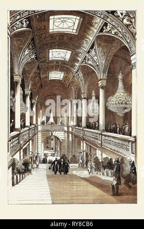 Grande mostra Fetes a Parigi, Hotel De Ville, lo Scalone Foto Stock