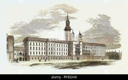 Guy's Hospital, Southwark, edifici di nuova costruzione, 1852 Foto Stock