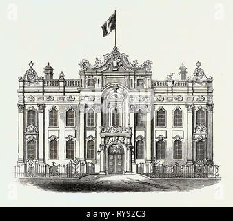 Palazzo del re, ad Anversa, ex Hotel De La Place De Meir, 1852 Foto Stock