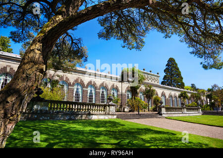 L'Orangery, Margam Park, Port Talbot, Wales, Regno Unito Foto Stock