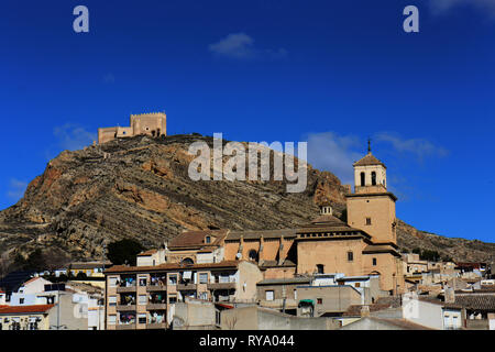 Castillo de Jumilla Foto Stock