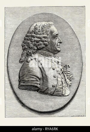 Linnaeus. Carlo Linneo, svedese originario nome Carl Nilsson Linnaeus, 23 maggio 1707 - 10 gennaio 1778 noto anche dopo il suo Ennoblement come V-Carl von Linné, era un botanico svedese, medico e zoologo Foto Stock