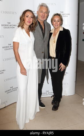 Harleymoon Kemp Martin Kemp e Shirlie Kemp al George Michael Collection - VIP vista privata e ricezione presso Christies, St James. Foto Stock