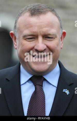 Londra, Regno Unito. 13 Mar, 2019. Drew Hendry MP. I politici su College Green Case del Parlamento primavera seguente bilancio. Credito: JOHNNY ARMSTEAD/Alamy Live News Foto Stock