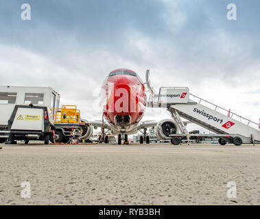 Norwegian Air Max 737-8 Foto Stock