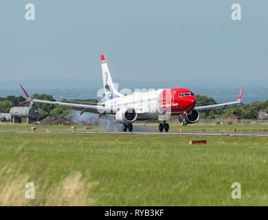 Norwegian Air Max 737-8 Foto Stock