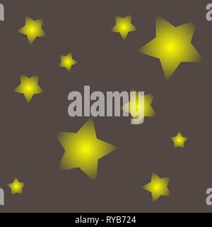 Abstract uno sfondo grigio con le stelle. Illustrazione Vettoriale Illustrazione Vettoriale