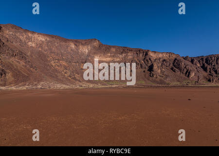 Un fondo della caldera di al cratere Wahbah, Arabia Saudita Foto Stock