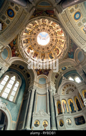 BRD, Assia, Wiesbaden, die Russische Kirche ist die Grabkirche der Grossfürstin Elisabeth Michailovna und ihrem tipo Foto Stock