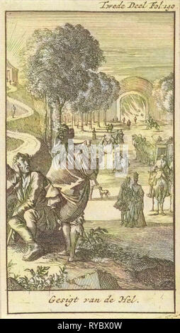 Largo e stretto sentiero, Caspar Luyken, Jan Claesz dieci Hoorn, 1699 Foto Stock