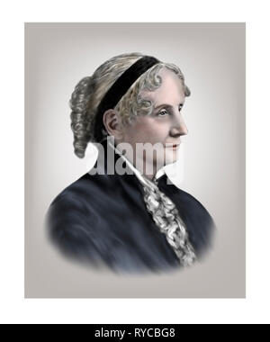 Harriet Beecher Stowe 1811-1896 abolizionista americano Autore Foto Stock