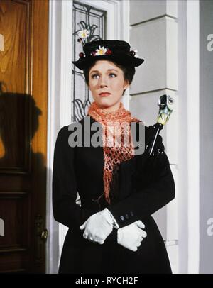 JULIE ANDREWS, Mary Poppins, 1964 Foto Stock