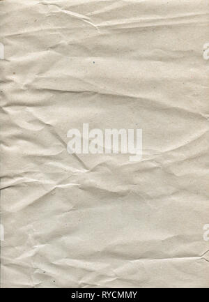 Carta spiegazzata sfondo Foto Stock