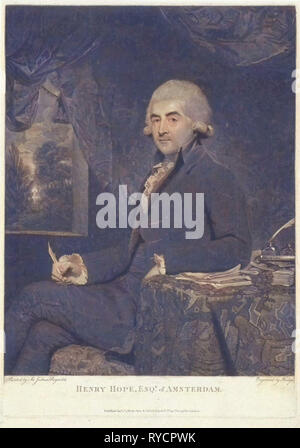 Ritratto di Henry speranza, Charles Howard Hodges, John & Josiah Boydell, 1788 Foto Stock