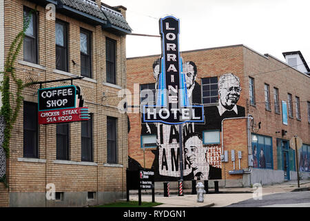 National Civil Rights Museum di Memphis, Tennessee Foto Stock