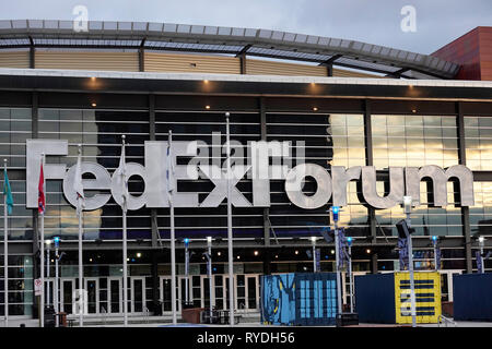 FedEx Forum di Memphis, Tennessee Foto Stock