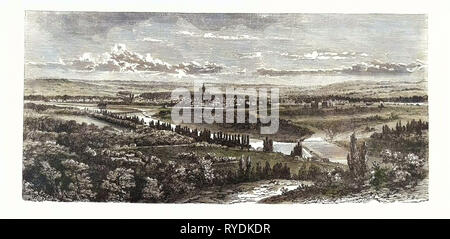 Guerra franco-prussiana: Metz prima dell'assedio, Francia Foto Stock