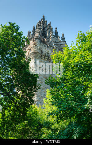 Il National Wallace Monument, Stirling, Stirlingshire, Scotland, Regno Unito Foto Stock