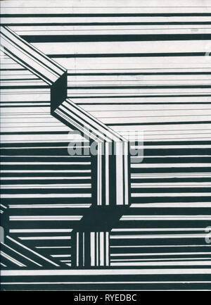 Abstract esagonale strutture molecolari in background la tecnologia e la scienza di stile. Mano le linee tracciate design. illustrazione. Foto Stock