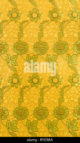 William Morris pattern, Kennett, tessuto design, 1883 Foto Stock