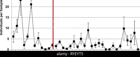 Valutazione di salmonflies nel Montana i fiumi : sono popolazioni statewide veramente in calo? Ee1b16f5-bb57-4522-9eb1-ece006BD5e00 Anno: 2010 â iMT^Tm, &LT;Â£ J? &Lt;UN* A* ^ A* &LT;un J? J? ^ J? ^ ^ c^ # &lt;$V ^ Anno Pteronarcella badia (5) Fiume Clark Fork nr Okeefe Creek 30 25 / ^ ^ ^ ^ / ^ ^ ^ ^ ^ ^ ^ ^ ^ ^ / / / Anno Foto Stock