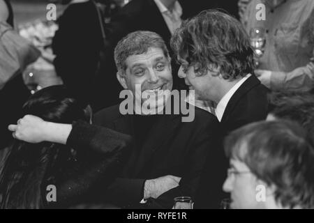 Hungarian Film Week Marc, 06, 2016 - Primo Film Award Gala (Andrew Vajna produttore statunitense, Nemes-Jeles Zoltan premio Oscar regista) Budapest Foto Stock