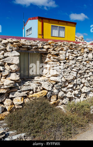 Pigeon Island nel gruppo Wallabi. Il Houtman Abrolhos isole si trovano a 60 chilometri al largo della costa di Geraldton in Australia Occidentale. Ci sono 122 pri Foto Stock