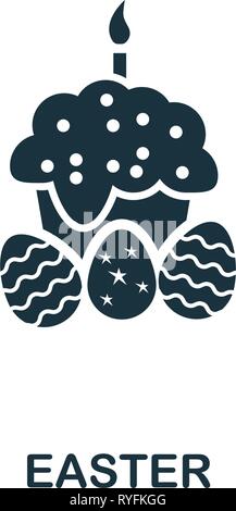 Icona di pasqua. Elemento creativo design da pasqua raccolta di icone. Pixel perfetta icona di pasqua per il web design, applicazioni software, l'uso della stampa Illustrazione Vettoriale