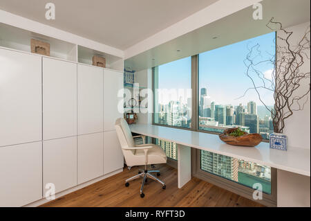 Interno del condominio designer nel quartiere Streeterville Foto Stock