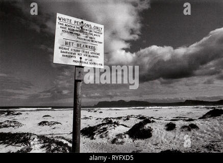 L apartheid in Sud Africa, Città del Capo Foto Stock