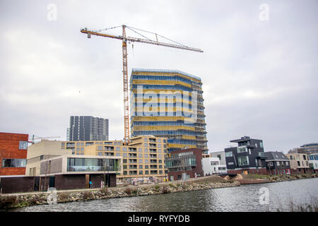 Edificio attorno alla HJE Wenckebachweg a Amsterdam Paesi Bassi 2018 Foto Stock