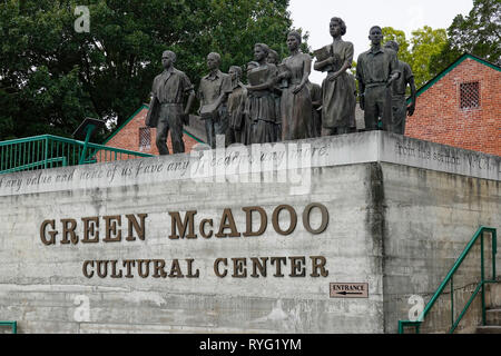 McAdoo verde centro culturale Clinton Tennessee Foto Stock