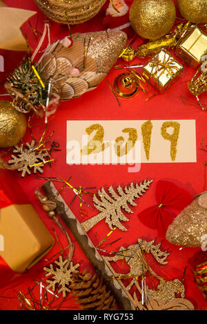 New Year gift Foto Stock