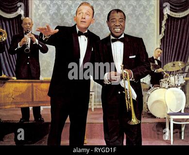 BING CROSBY, LOUIS ARMSTRONG, High Society, 1956 Foto Stock