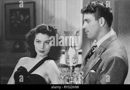 AVA GARDNER, BURT LANCASTER, The Killers, 1946 Foto Stock