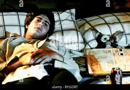 ZACH GALLIGAN, Gizmo, Gremlins, 1984 Foto Stock