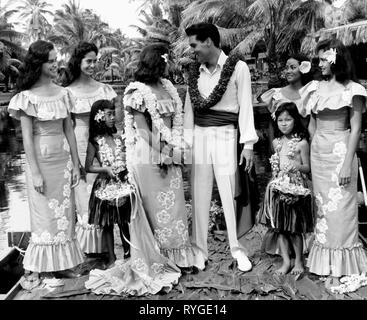 JOAN BLACKMAN, ELVIS PRESLEY, Blue Hawaii, 1961 Foto Stock