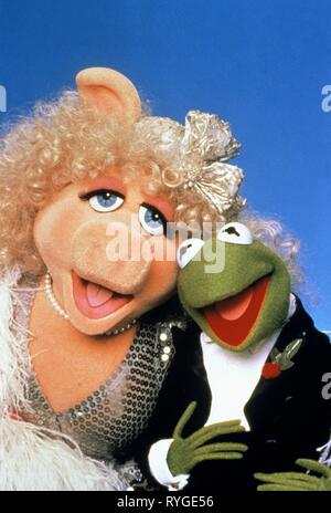 MISS PIGGY, Kermit la rana, il Muppet Show, 1976 Foto Stock