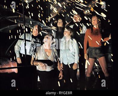 Pulsanti rossi, Ernest Borgnine, PAMELA SUE MARTIN, ERIC SHEA, JACK ALBERTSON, CAROL LYNLEY, il Poseidon Avventura, 1972 Foto Stock