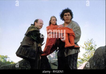 WALLACE SHAWN, Robin Wright Penn, Andre il gigante, la principessa sposa, 1987 Foto Stock