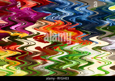Abstract sfondo colorato. Macchie di vernice. Rosso e rosa, viola Foto Stock